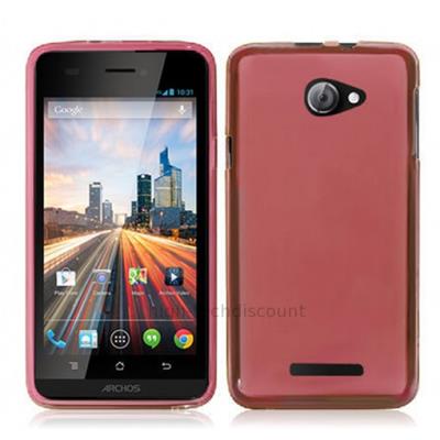 Housse etui coque pochette silicone gel fine pour Archos 45 Helium - ROSE