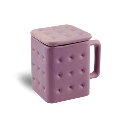 La tasse avec couvercle en forme de biscuit tasse mug thermosensible thermo réactif chaleur