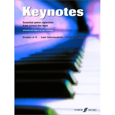 Méthodes et pédagogie FABER MUSIC LENEHAN JOHN - KEYNOTES - GRADES 4-5 - PIANO Piano