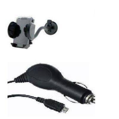 Accessory Master Support fixation + Chargeur Allume-cigare pour Samsung S7390 Galaxy Trend Lite
