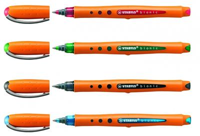 Stabilo Verte Stylo Roller Bionic Worker - Roller À Pointe Conique Fine 0,3Mm Encre