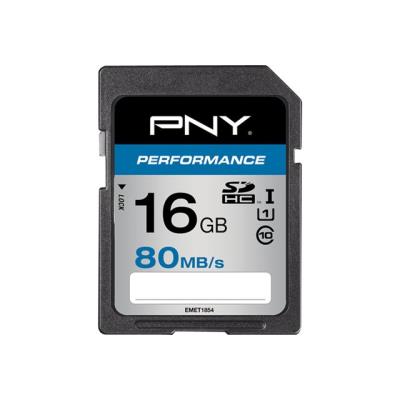 PNY Performance - flashgeheugenkaart - 16 GB - SDHC UHS-I