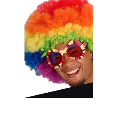 Perruque Afro Multicolore