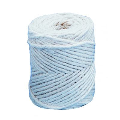 Fil de jute 4 plis Ø 3,5mm blanc bobine 50m - rayher