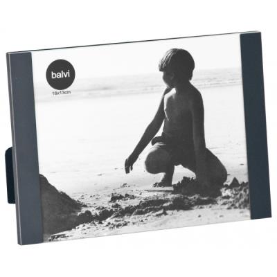 Cadre padova 20x25 noir aluminium