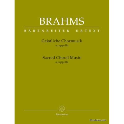 Partitions classique BARENREITER BRAHMS J. - SACRED CHORAL MUSIC  Choeur et ensemble vocal
