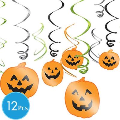 Décorations à suspendre Citrouilles (x12) - Halloween