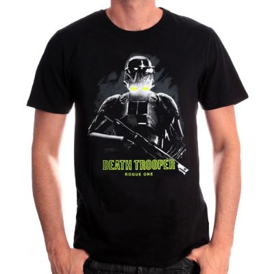 Tshirt Star Wars - Rogue one Death Trooper - Noir - L