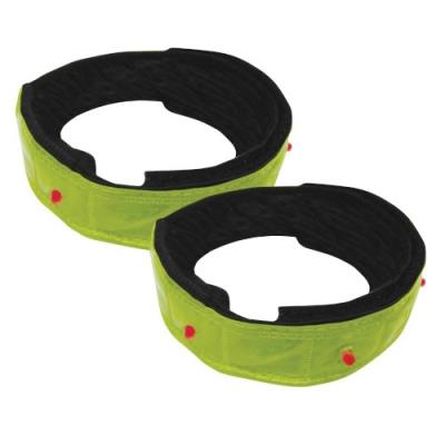 Optimum high visibility flashing armband - green
