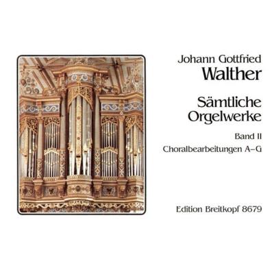Partitions classique EDITION BREITKOPF WALTHER J.G. - INTEGRALE POUR ORGUE VOL.2 Orgue