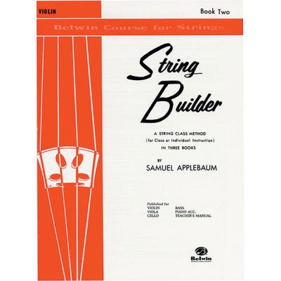 Méthodes et pédagogie ALFRED PUBLISHING APPLEBAUM SAMUEL - STRING BUILDER 2 - VIOLIN Violon