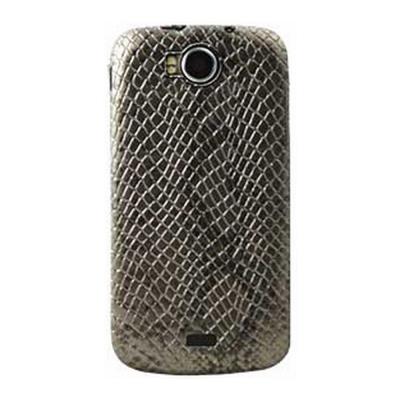 Mocca coque effet python gris Wiko Cink Peax / Peax 2