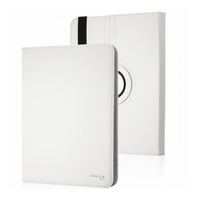 Mocca étui folio rotatif universel blanc pour tablette 10
