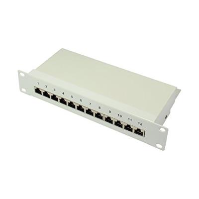 Good connections gc-n0005 - patch panel - rj-45 x 12 - hellgrau, ral 7035 - 1u - 10