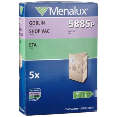 MENALUX 5885 P LOT DE 5 SACS EN PAPIER POUR ASPIRATEURS AQUAVAC
