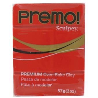 Pâte Sculpey Premo - Cadmium red (rouge) - 1