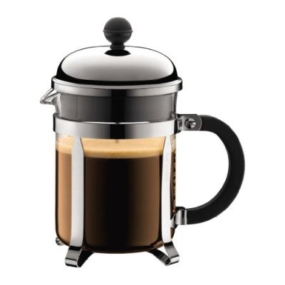 bodum 1924-16 chambord cafetière à piston 4 tasses 0.5 l acier chromé