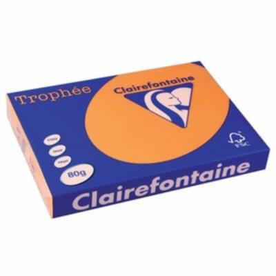 Clairefontaine - Ramette Papier Clairefontaine A3 80g Clementine