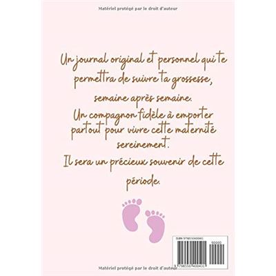 Mon journal de grossesse à compléter avec amour : Carnet de grossesse à  remplir pour accompagner la future maman durant 9 mois - 100 pages Format  17 x 25 cm NLFBP Editions 