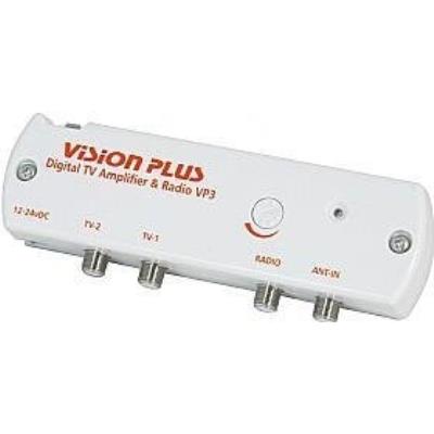Vision plus vp3 amplificateur tv et radio numérique 10.8-28v dc blanc