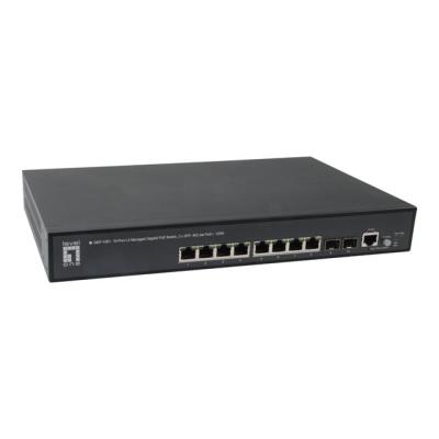 Level One GEP-1061 - switch - 10 poorten - Beheerd - desktop