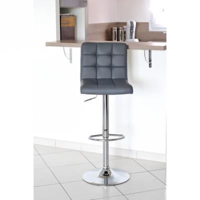 Crunch Lot De 2 Tabourets De Bar Gris