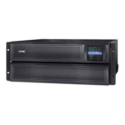 APC Smart-UPS X 3000 Rack/Tower LCD - UPS - 2700 Watt - 3000 VA - met APC UPS Network Management Card AP9631