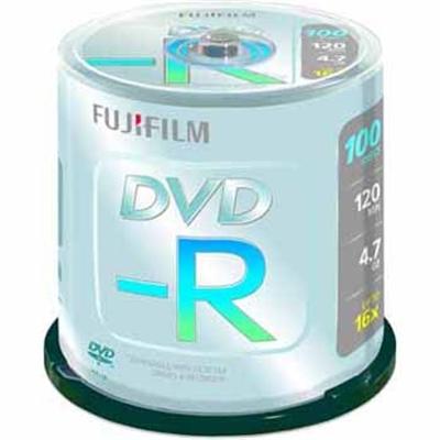 FUJIFILM - DVD-R x 100 - 4.7 Go - support de stockage