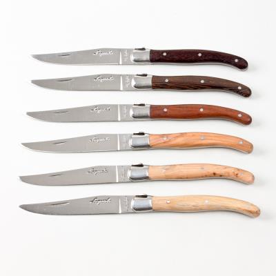 Coffret Prestige, 6 couteaux à steak LAGUIOLE Jean Dubost®, Bois mixé