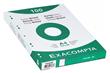 Bristol Exacompta 210x297mm 205g uni perforé - Etui de 100 fiches - Blanc