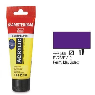 Amsterdam acrylique couleur 120ml tube permanent bleu violet talens 21164568