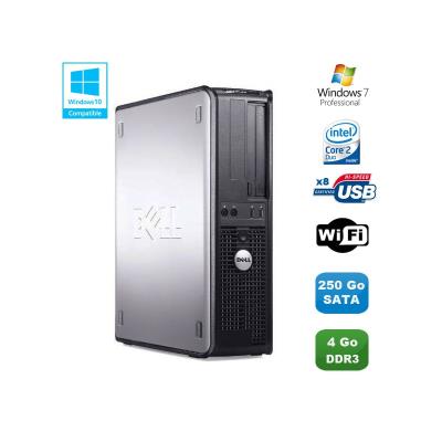 Pc dell optiplex 380 dt core 2 duo e7500 2,92ghz 4go ddr3 250go win 7 pro