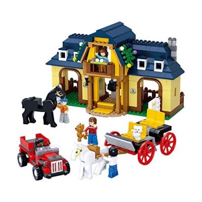 Jeu de construction SLUBAN Elements Town Series Horse Farm