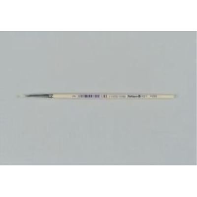 Pelikan - pinceau à soies 613 f, taille 6, manche en bois non laqué, court (721407)