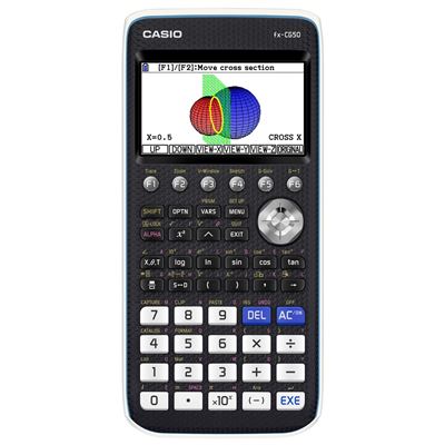 Calculatrice graphique Casio CG50 emballage carton, avec la haute résolution Écran couleur