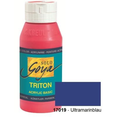 C.kreul acrylfarbe solo goya triton, ultramarinblau, 750 ml 17019