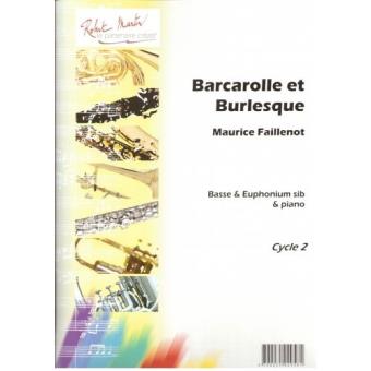 Partitions classique ROBERT MARTIN FAILLENOT M.  -  BARCAROLLE ET BURLESQUE Tuba - 1