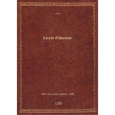 Livret d'électeur