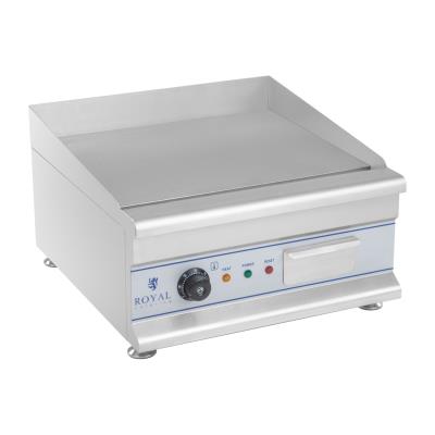 Plancha électrique lisse - 50cm - 2 x 3.2kW acier inox professionnel 3614036