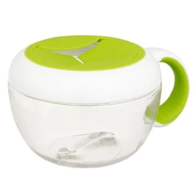 oxo tot flippy snack cup (green)