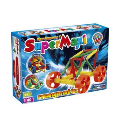 Supermaxi - 0305209 - jeu de construction - wheels car - 40 pièces