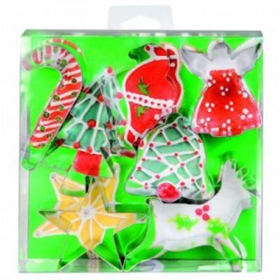IBILI - Ustensiles et accessoires de cuisine - lot 7 coupe-pâtes étames noel ( 723800-6 )