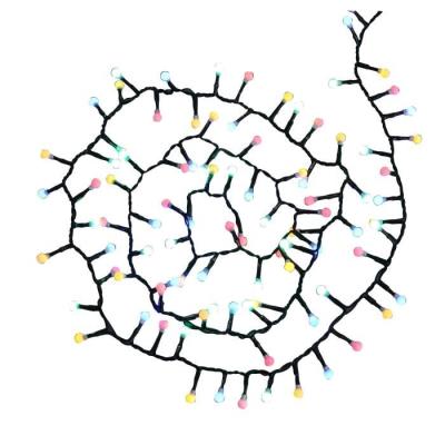 Codico guirlande de noël lumineuse cerise 400 led 10m multicolore 5eex944mc