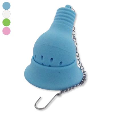 Infuseur de thé Ampoule boule et 1 socle bleu