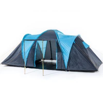 Skandika Hammerfest Tente Familiale 4 Personnes Bleu 500 X 220 X 200 Cm