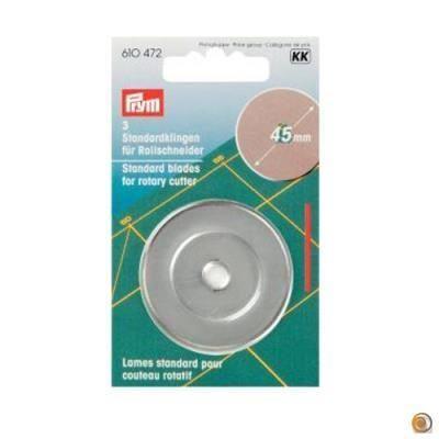 Prym - Lames De Rechange (45 mm) pour Cutter Rotatif - 1 Unit&eacute;