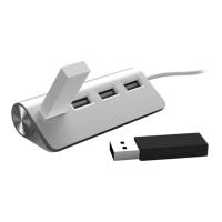 Mobility Lab HUB Cylindre 3.0 Aluminium - hub - 4 poorten - desktop