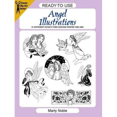 Ready-To-Use Angel Illustrations, Clip Art Series