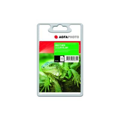 AgfaPhoto - zwart - gereviseerd - inktcartridge (alternatief voor: Brother LC129XLBK)