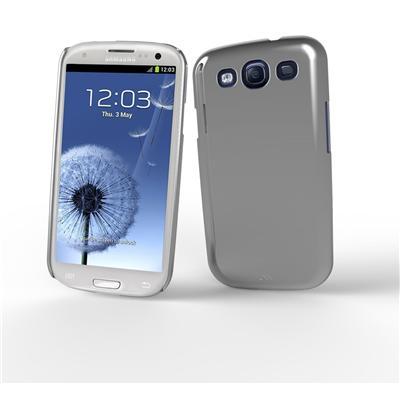 Case-Mate Barely There - Beschermhoes voor mobiele telefoon - plastic - zilver - voor Samsung Galaxy S III